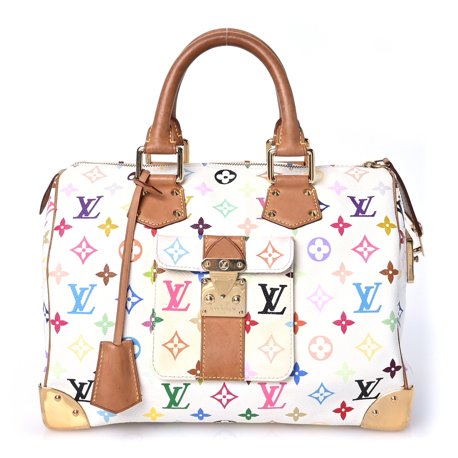 Louis Vuitton Monogram Multicolor Speedy 30 White 1 of 14