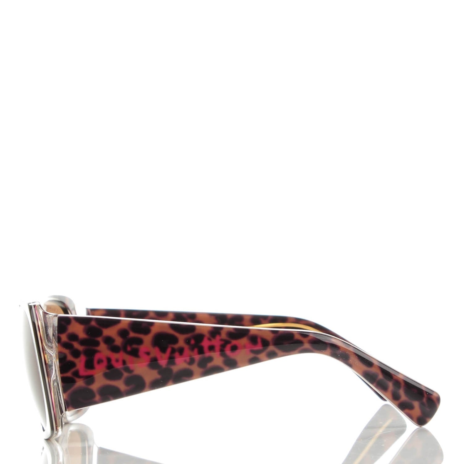 Louis Vuitton Leopard Marquise Sunglasses Z0207W Brown 2 of 6