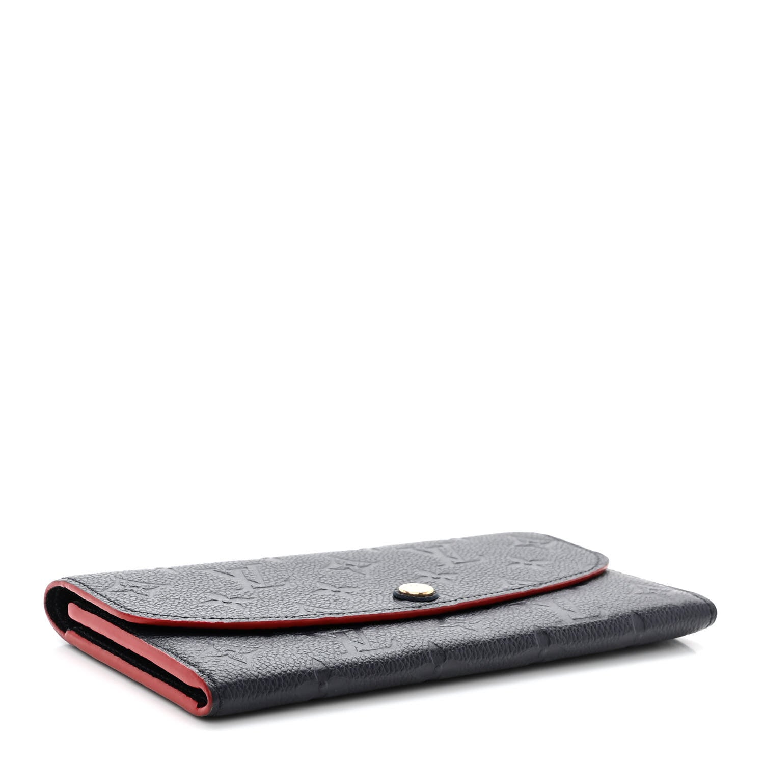 Louis Vuitton LOUIS VUITTON Empreinte Emilie Wallet Marine Rouge 4 of 8