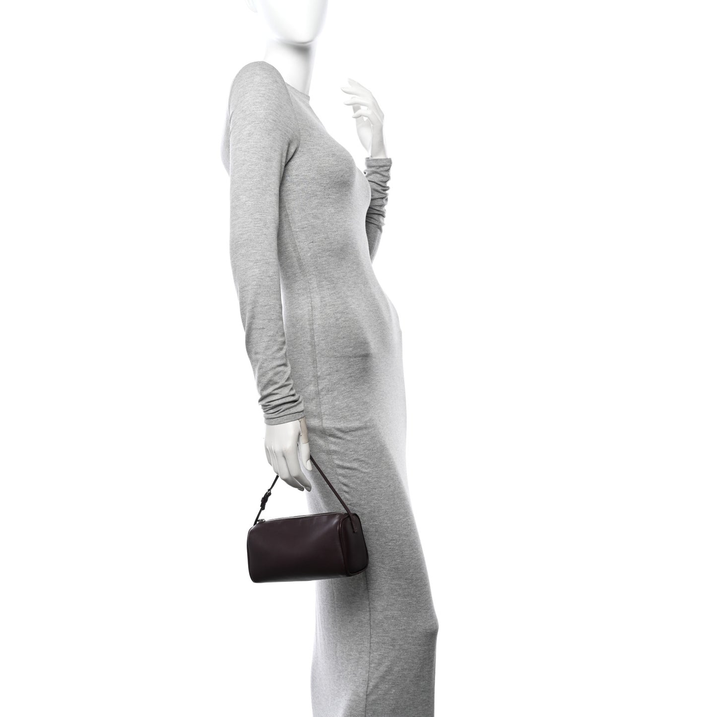 Calfskin 90's Bag Eggplant
