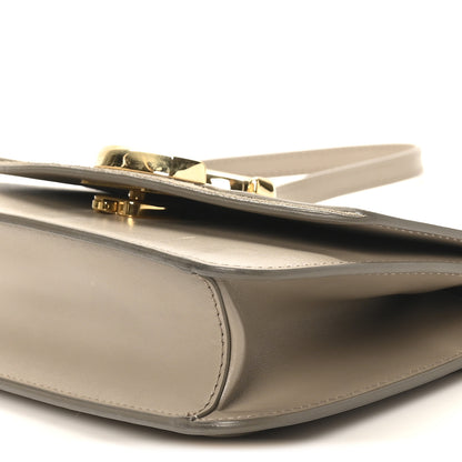 Chloe Calfskin Suede C Clutch With Chain Motty Grey 9 of 9