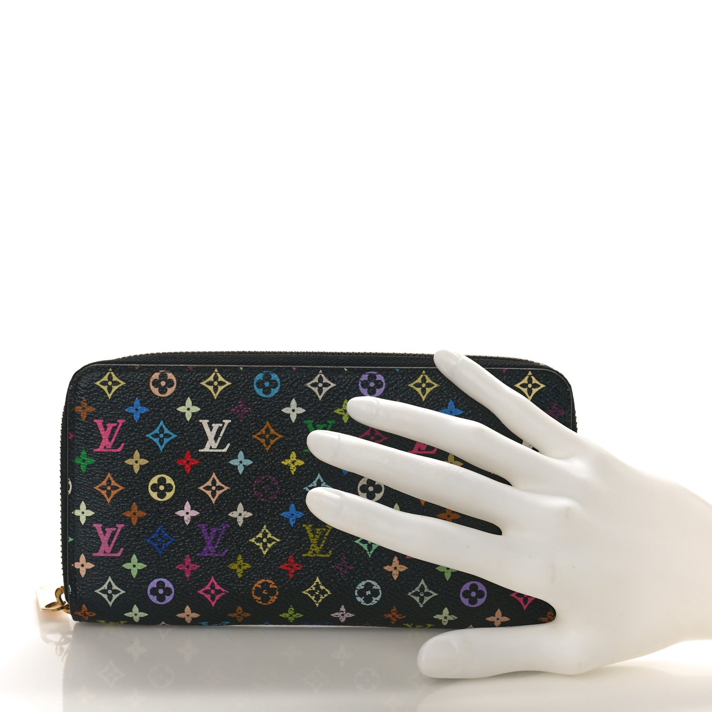 Monogram Multicolor Zippy Wallet Black Grenade