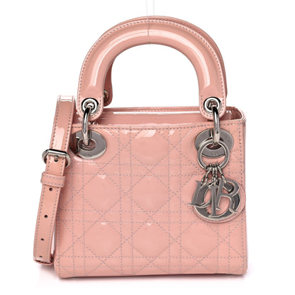 Christian Dior Patent Cannage Mini Lady Dior Pale Pink 1 of 9