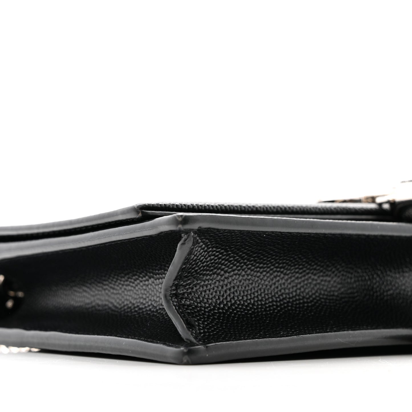 Grain De Poudre Classic Monogram Kate Tassel Chain Wallet Black