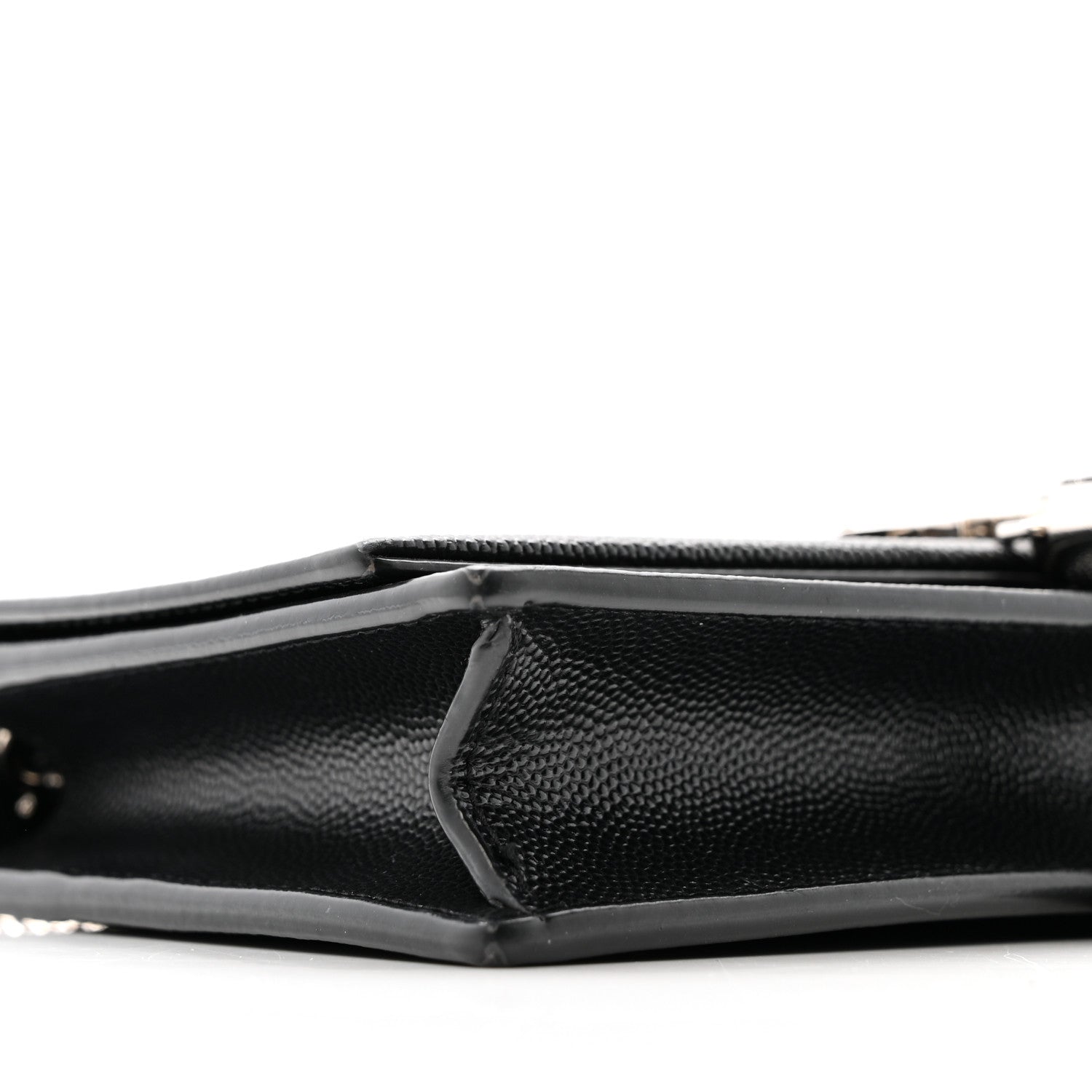 Saint Laurent Grain De Poudre Classic Monogram Kate Tassel Chain Wallet Black 9 of 13