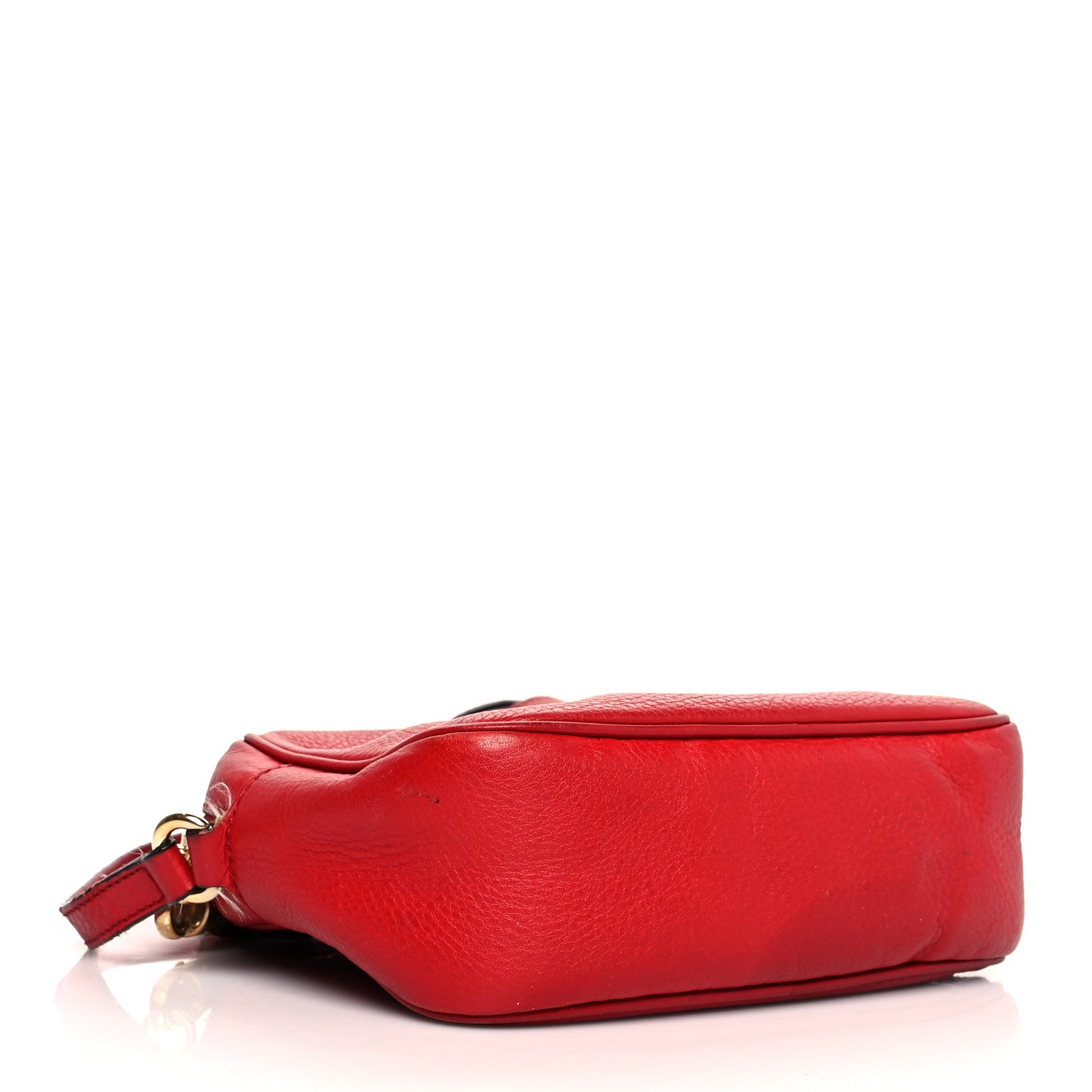 Gucci Pebbled Calfskin Small Soho Disco Bag Tabasco Red 3 of 18