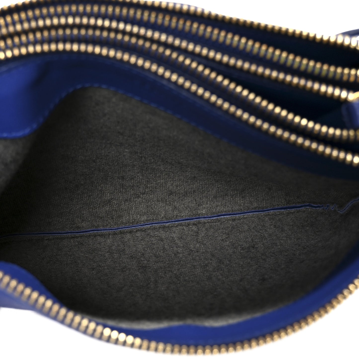 Lambskin Small Trio Crossbody Bag Indigo