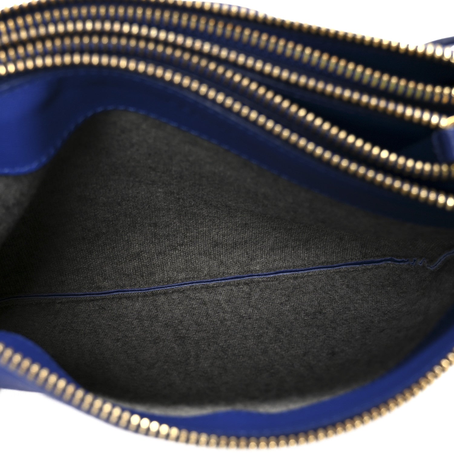 Celine Lambskin Small Trio Crossbody Bag Indigo 7 of 12