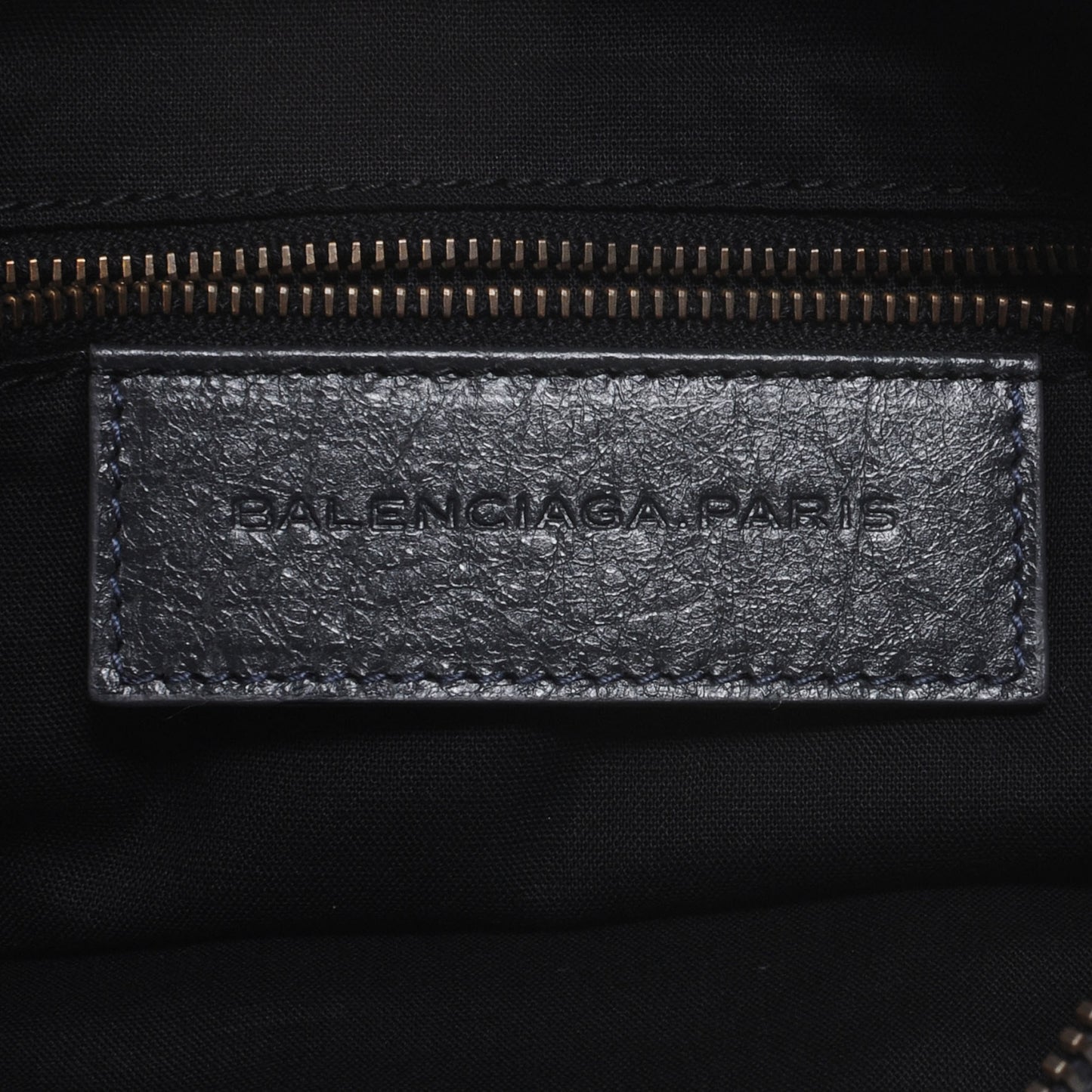 Agneau Flat Handle Clutch Anthracite