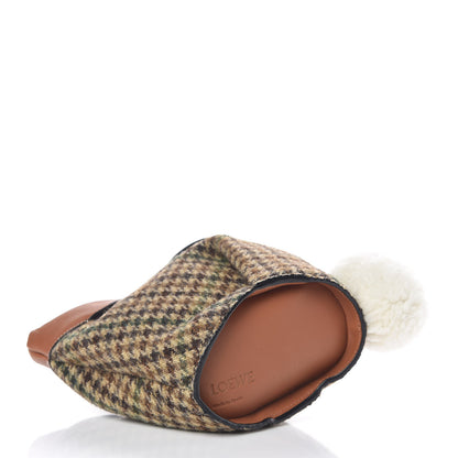 Loewe Tweed Mini Bunny Crossbody Bag Cypress Tan 4 of 9