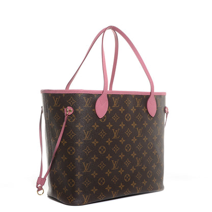 Louis Vuitton Monogram Articles de Voyage Ikat Neverfull MM Rose Velours 3 of 7