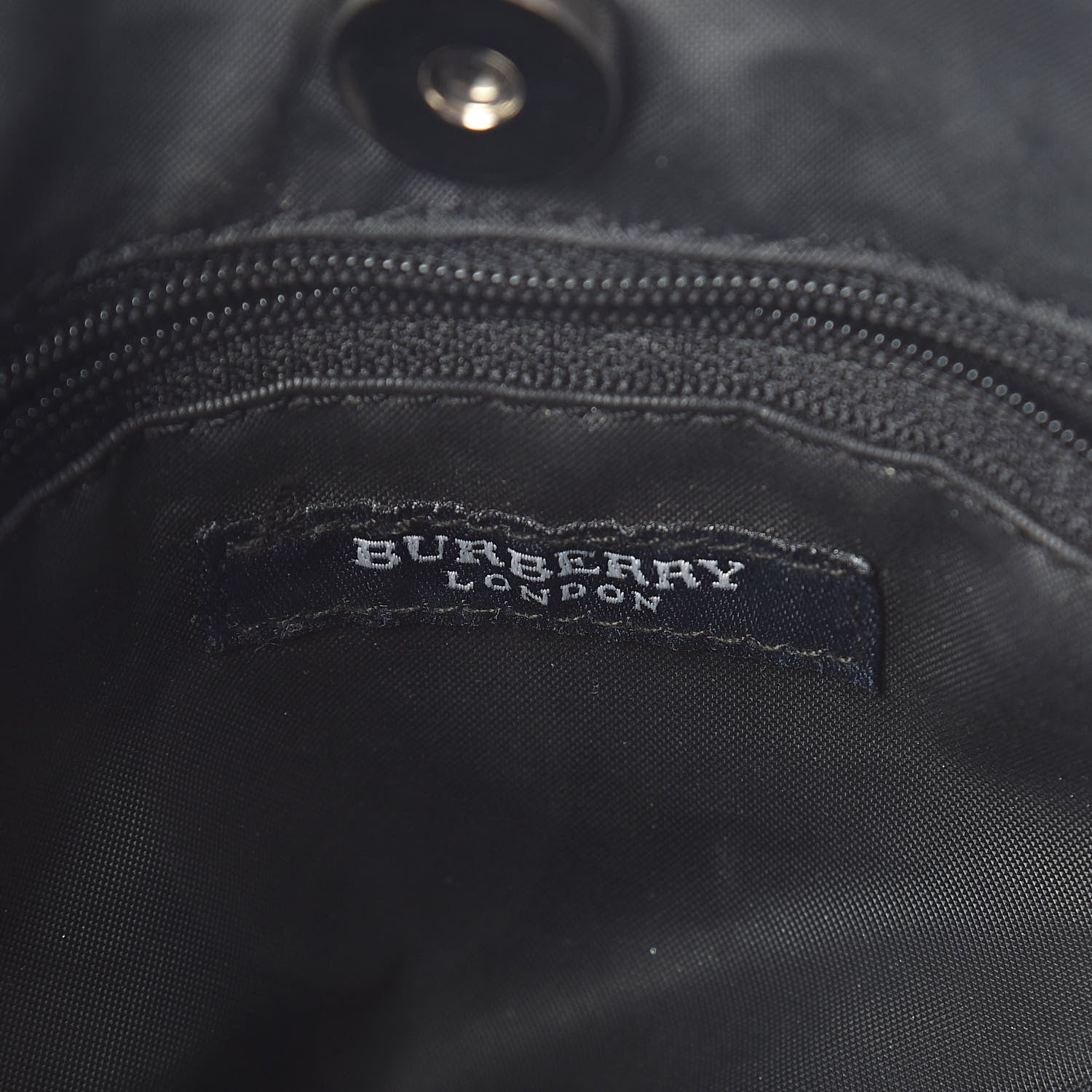 Burberry Calfskin House Check Small Tote Black 6 of 10