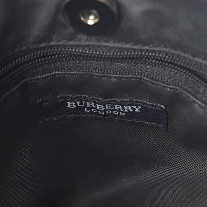 Burberry Calfskin House Check Small Tote Black 6 of 10