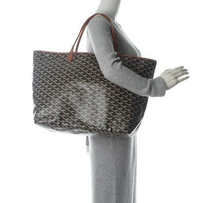 Goyard Goyardine Saint Louis GM Black Gold 2 of 7