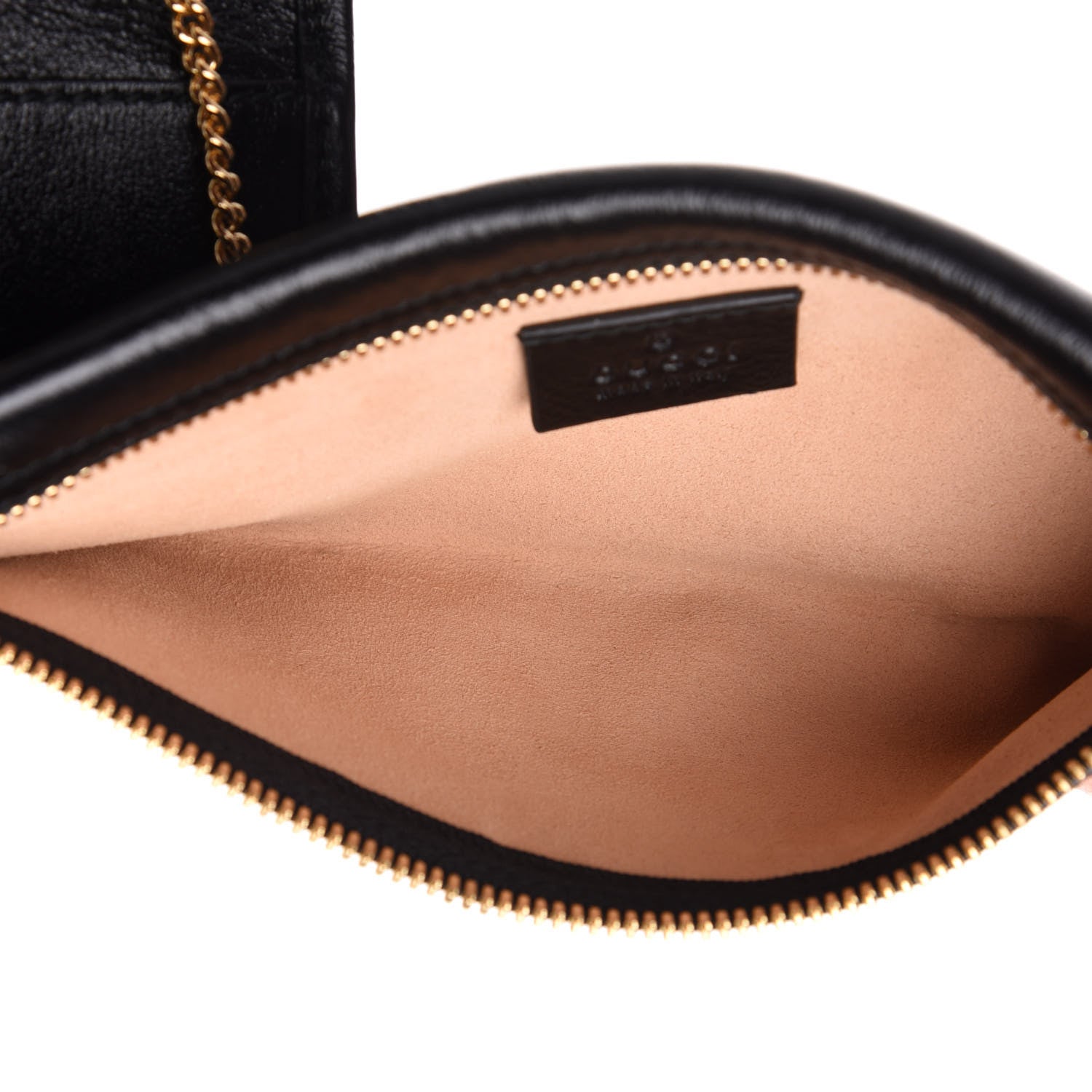 Gucci Calfskin Large Rajah Chain Tote Black 12 of 13