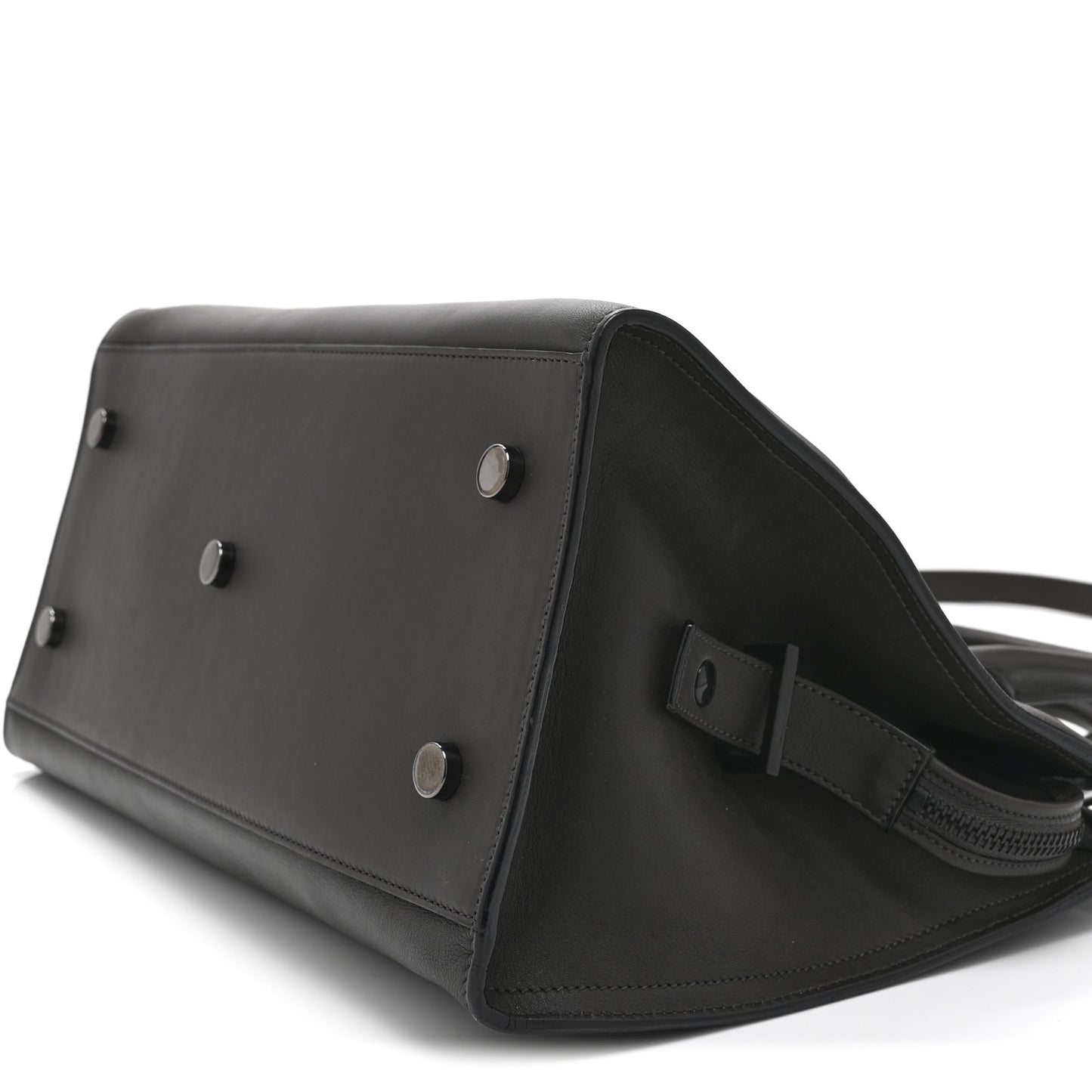 Calfskin Small Monogram Cabas Grey
