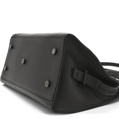 Saint Laurent Calfskin Small Monogram Cabas Grey 10 of 11