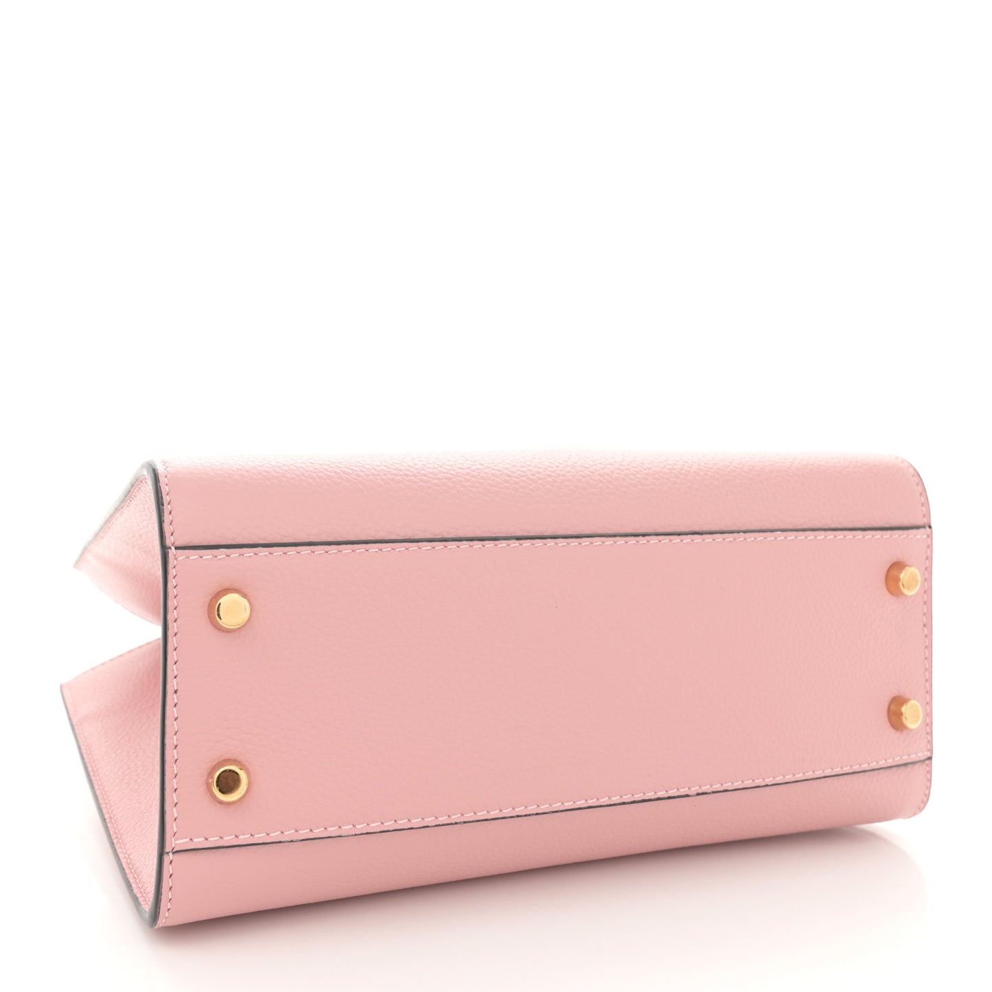 Grainy Calfskin Virtus Top Handle Tote Pink