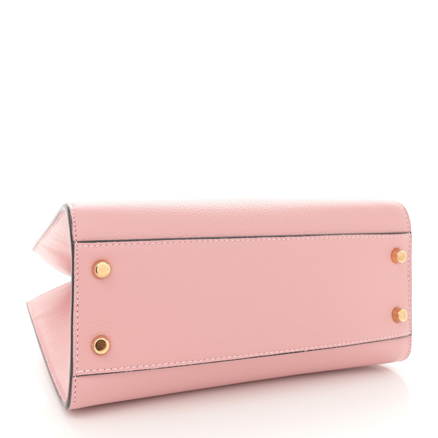 Versace Grainy Calfskin Virtus Top Handle Tote Pink 4 of 12