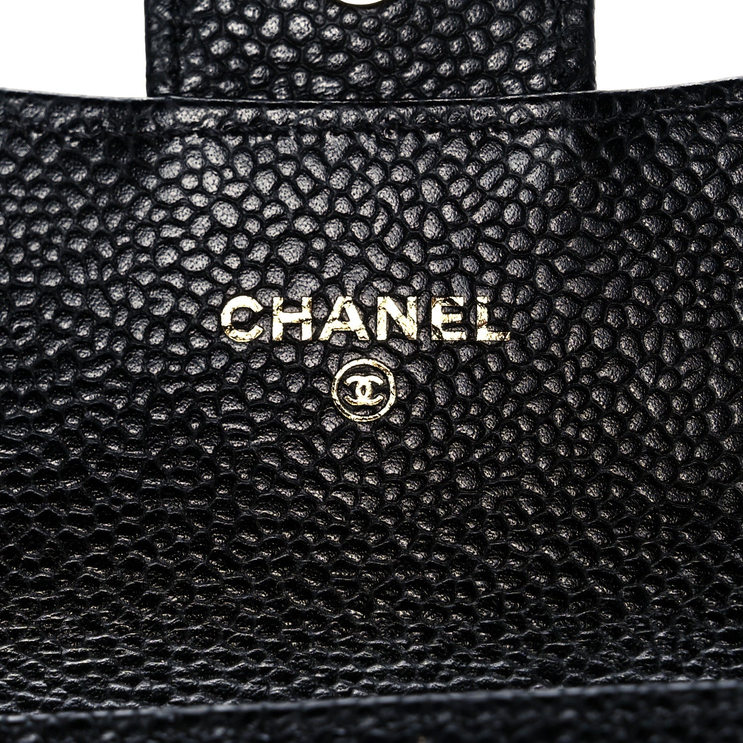 Chanel Caviar Quilted Flap Card Holder Wallet Black 6 of 9