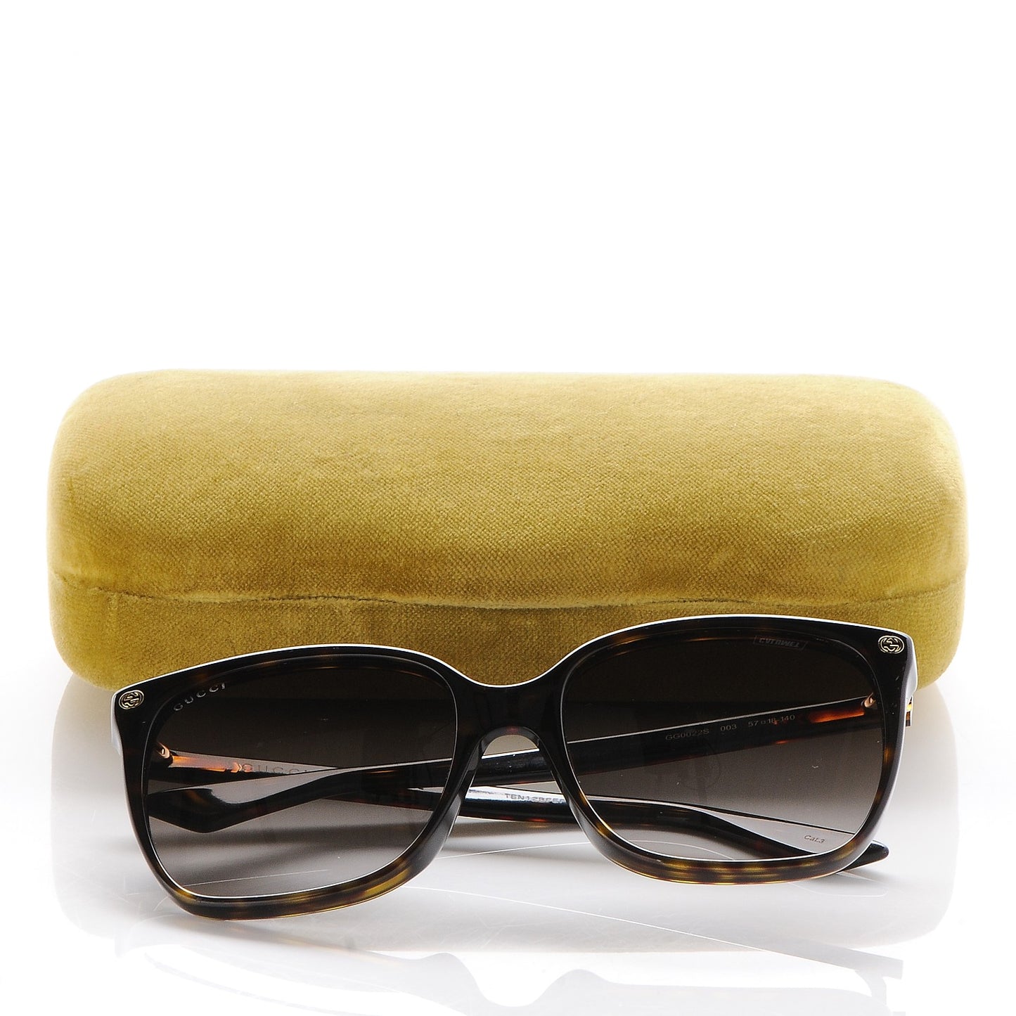 GG Sunglasses GG0022/S Tortoise
