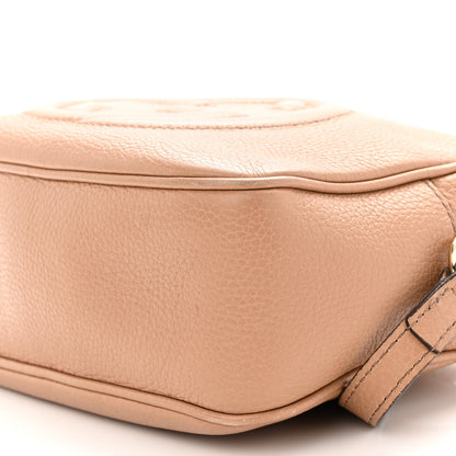 Gucci Pebbled Calfskin Small Soho Disco Bag Camelia 9 of 15