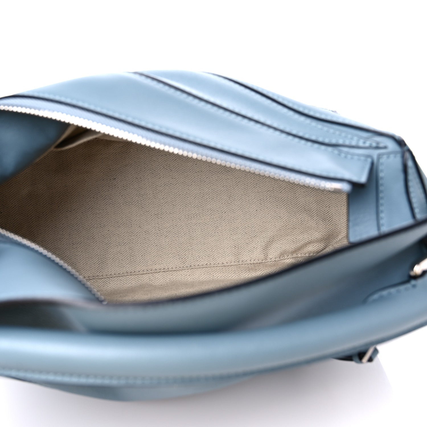Loewe Calfskin Small Puzzle Bag Stone Blue 4 of 8