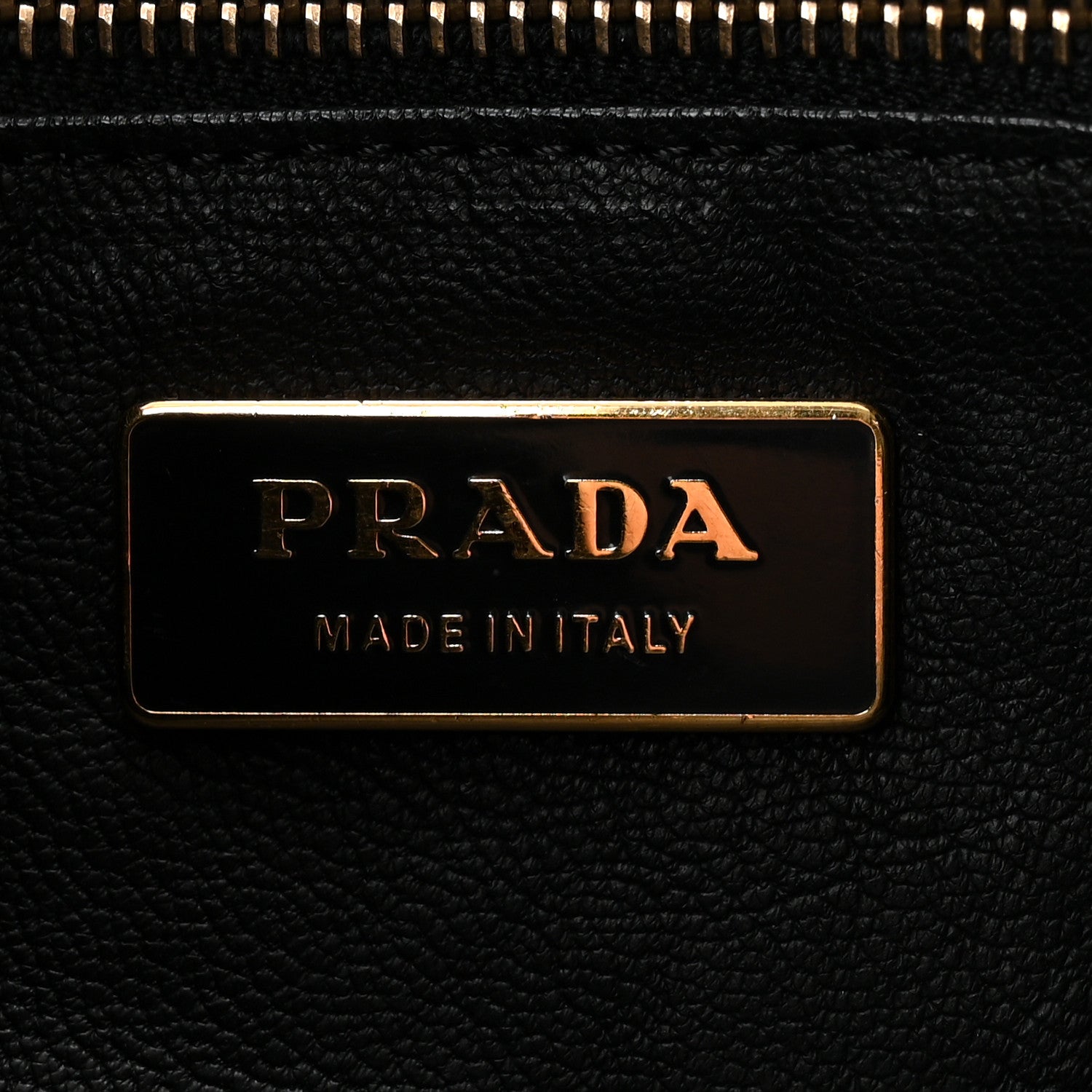 Prada Vitello Daino Small Chain Shoulder Bag Black 6 of 10