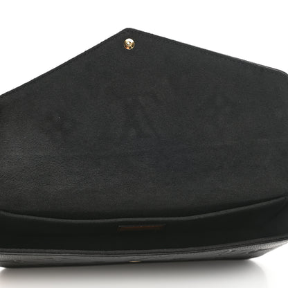 Louis Vuitton Empreinte Monogram Giant Wild At Heart Felicie Pochette Black 6 of 8
