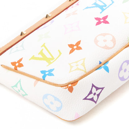 Louis Vuitton Monogram Multicolor Pochette Accessories White 5 of 8