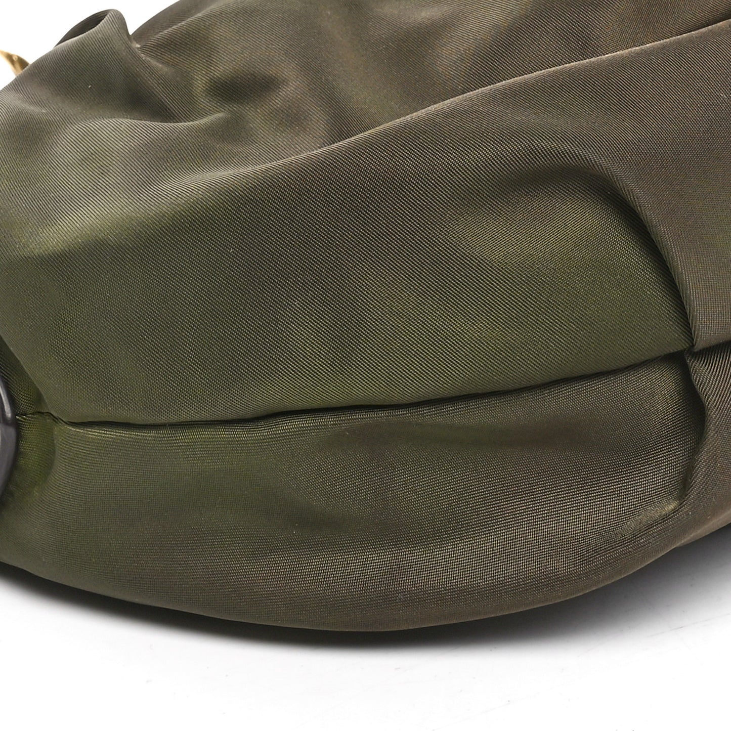 Tessuto Nylon Vitello Daino Hobo Bruciato