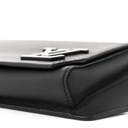 Louis Vuitton Grained Calfskin Aerogram Slingbag Black 9 of 9
