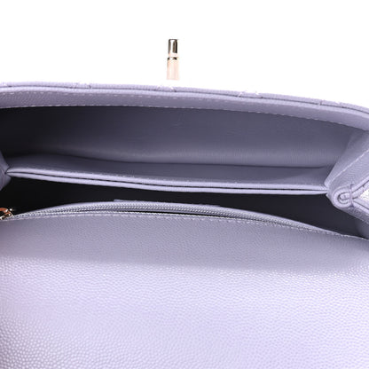 Chanel Caviar Quilted Mini Coco Handle Flap Light Purple 5 of 11