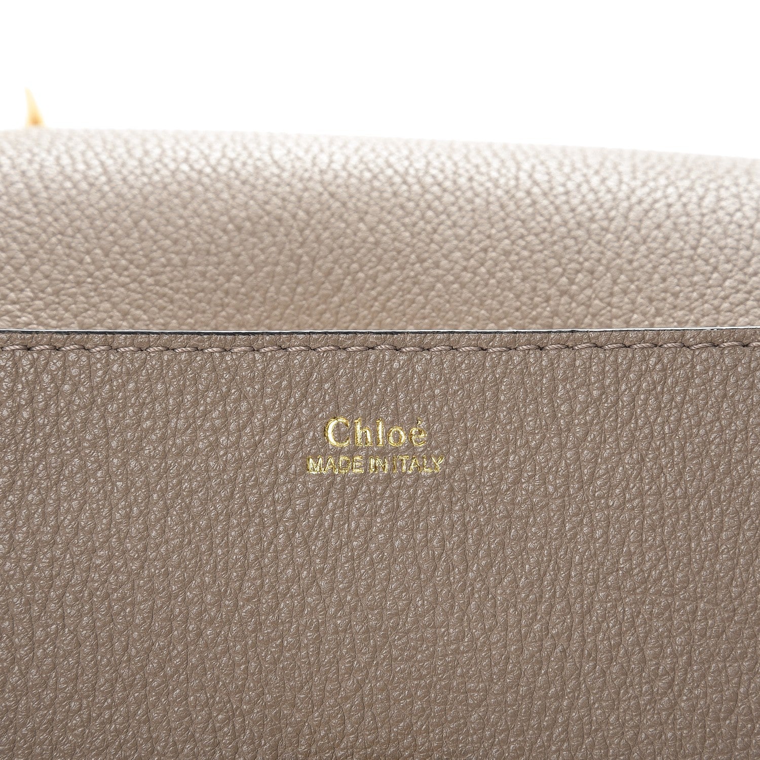 Chloe Grained Lambskin Drew Shoulder Bag Motty Grey 6 of 6