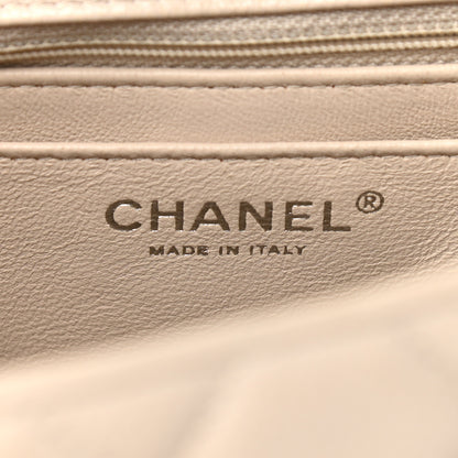 Chanel Caviar Quilted Jumbo Single Flap Ecru 6 of 11