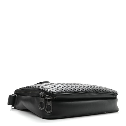 Bottega Veneta Nappa Intrecciato Messenger Bag Black 4 of 11