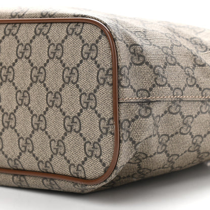 Gucci Soft GG Supreme Monogram Small Crossbody Tote Beige Cuir 10 of 10