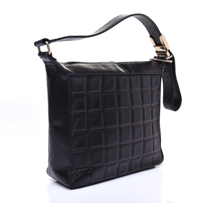 Chanel Lambskin Quilted Small Chocolate Bar Shoulder Bag Black 3 of 12