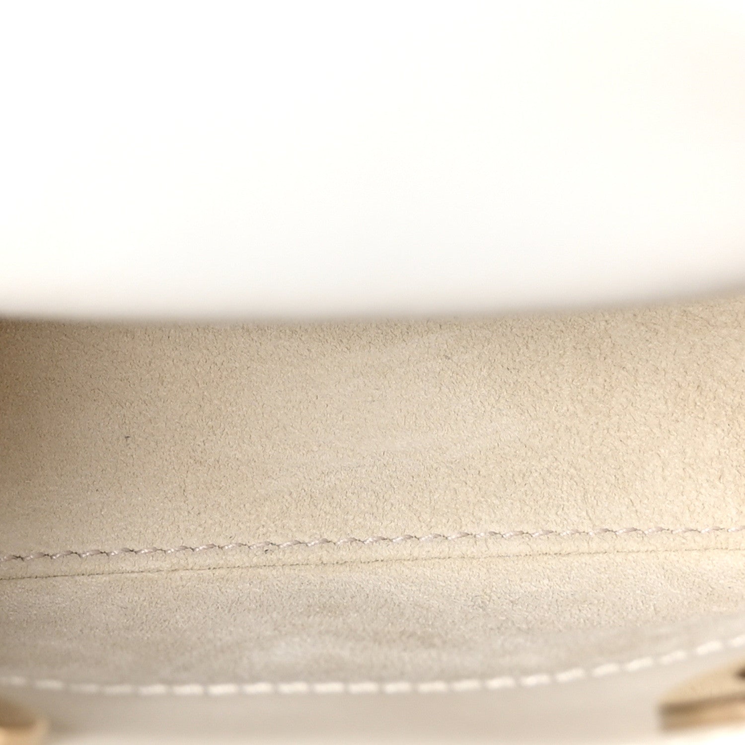 Christian Dior Lambskin Cannage Micro Lady Dior Latte 5 of 10