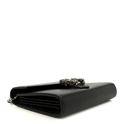 Gucci Calfskin Mini Dionysus Chain Wallet Black 4 of 10