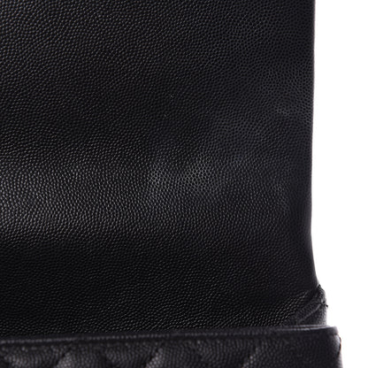Chanel Caviar Lizard Quilted Small Coco Handle Flap Black 11 of 12