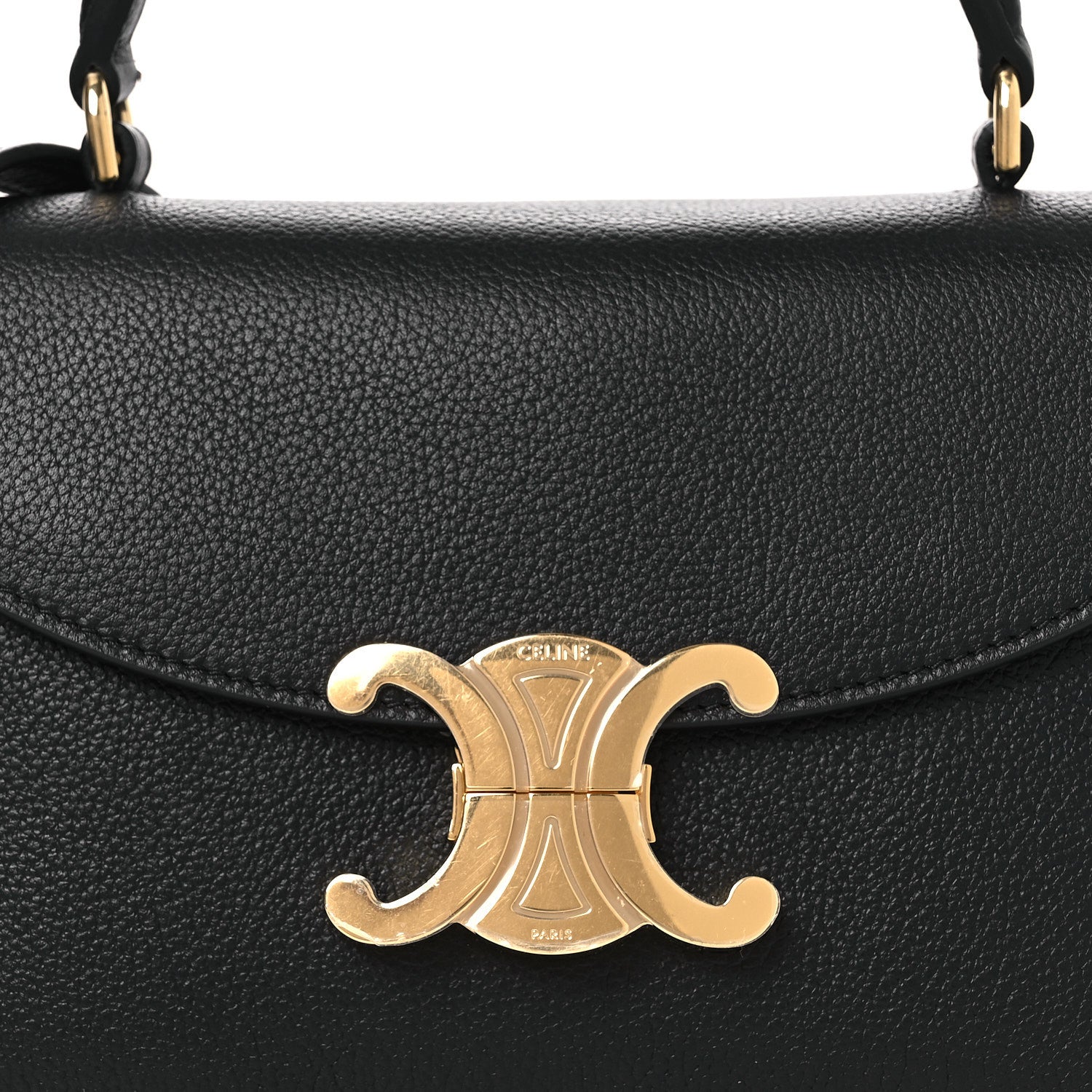 Celine Supple Grained Calfskin Teen Nino Black 7 of 12