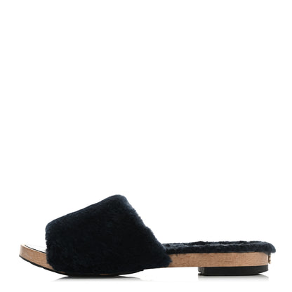 Chanel Orylag Lambskin Mules 39 Blue 1 of 9