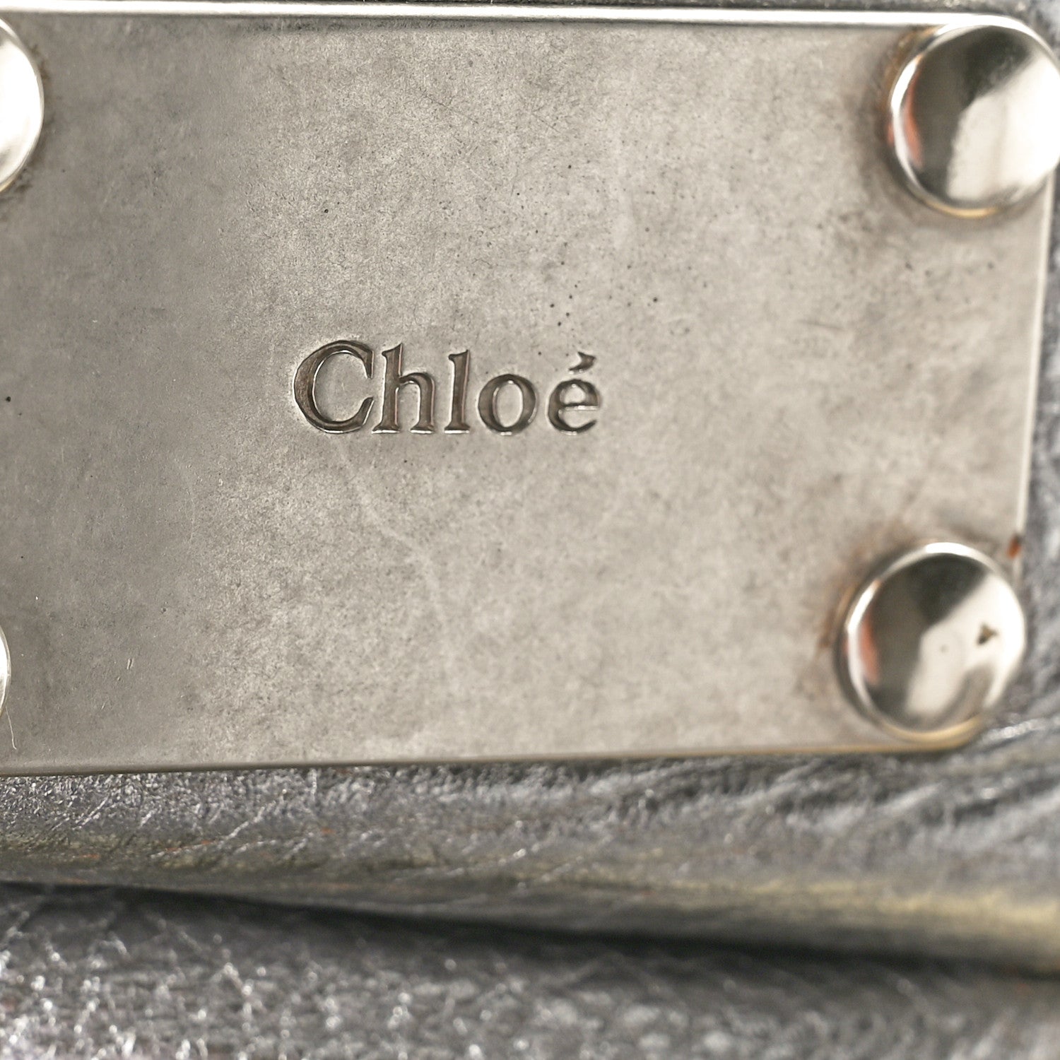 Chloe Metallic Calfskin Medium Paddington Satchel Argent 6 of 13