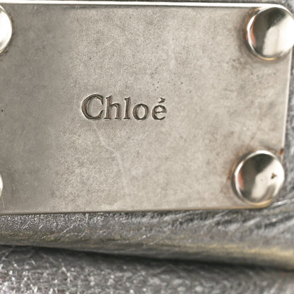 Chloe Metallic Calfskin Medium Paddington Satchel Argent 6 of 13