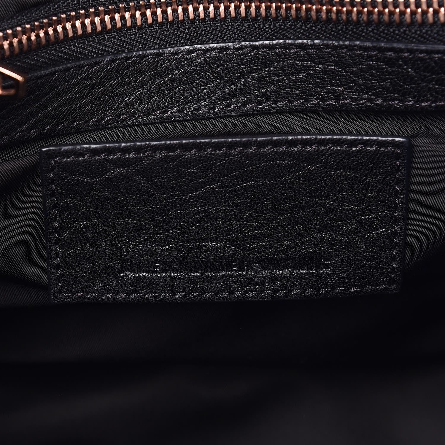 Alexander Wang Pebbled Lambskin Rockie Black Rose Gold Hardware 5 of 9
