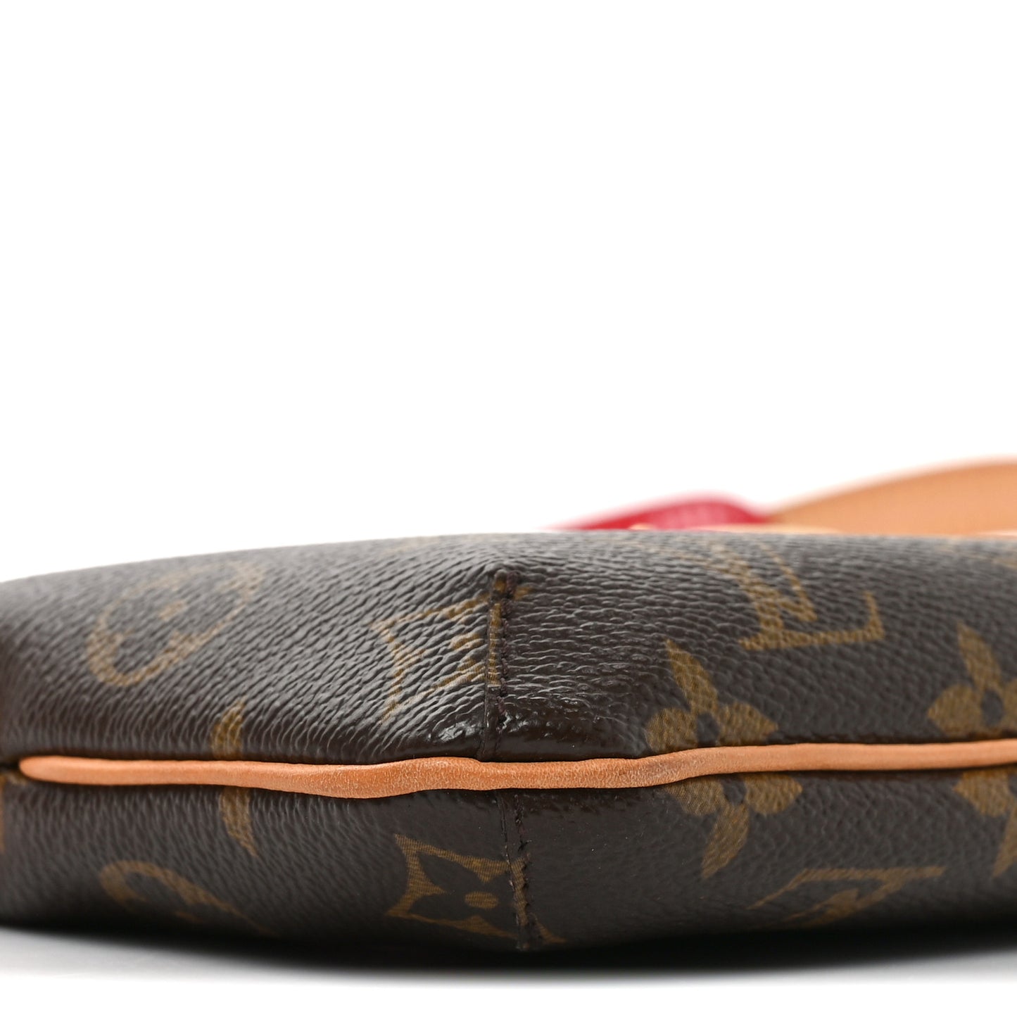 Lizard Monogram Cerises Pochette