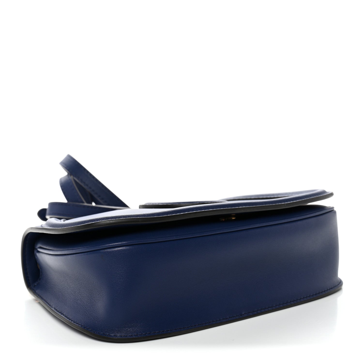 GUCCI ボディバッグ ネイビー Gucci Roxy Calfskin Medium Blondie Top Handle Bag Blue Agata
