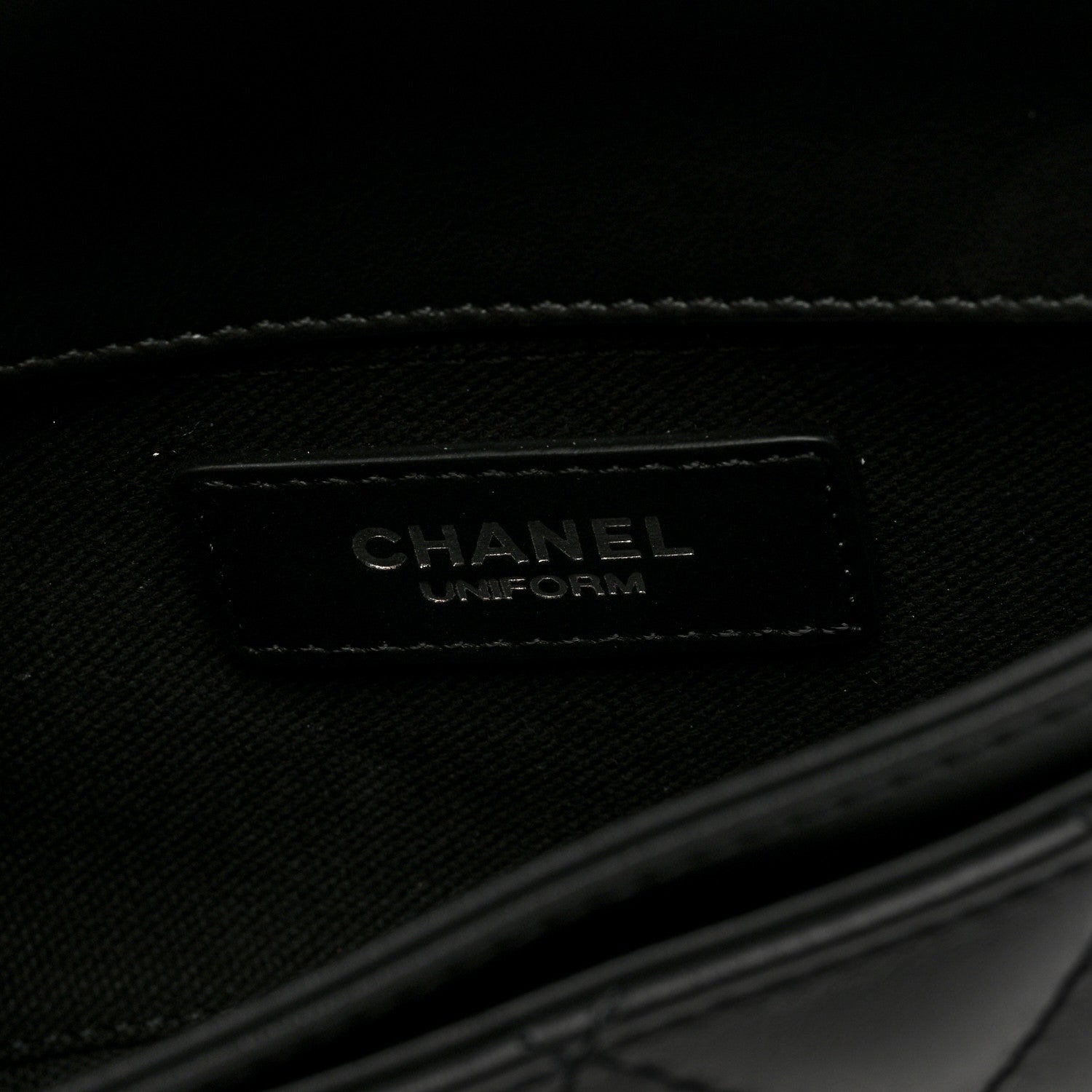 Chanel Calfskin Quilted CC Uniform Flap Belt Bag Black 5 of 10