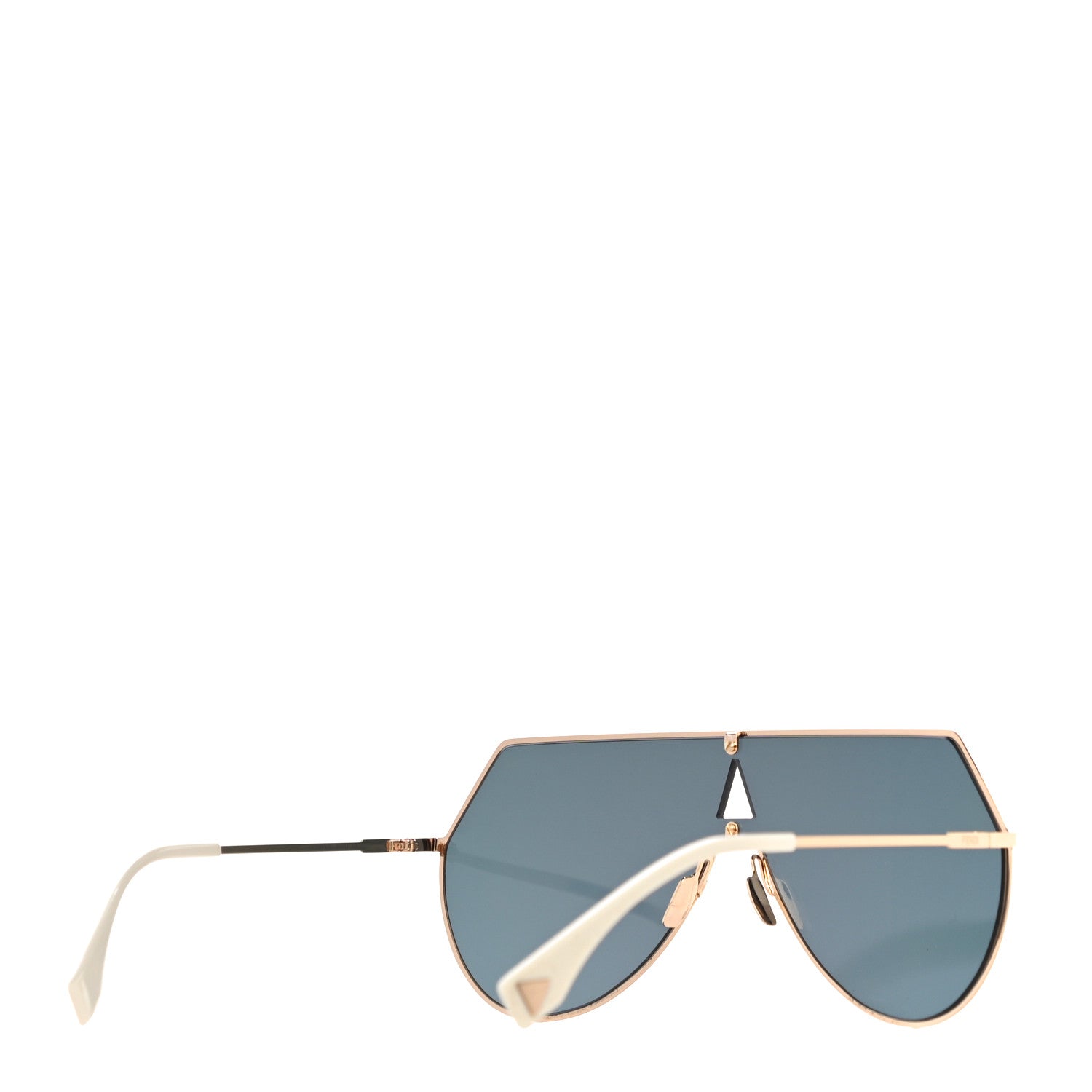 Fendi Metal Mirrored Eyeline Sunglasses FF 0193/S Matte Gold 3 of 7
